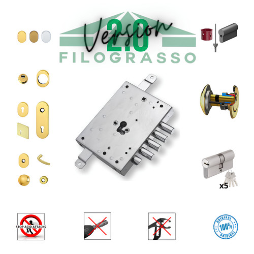 Kit serratura porta blindata - kit,